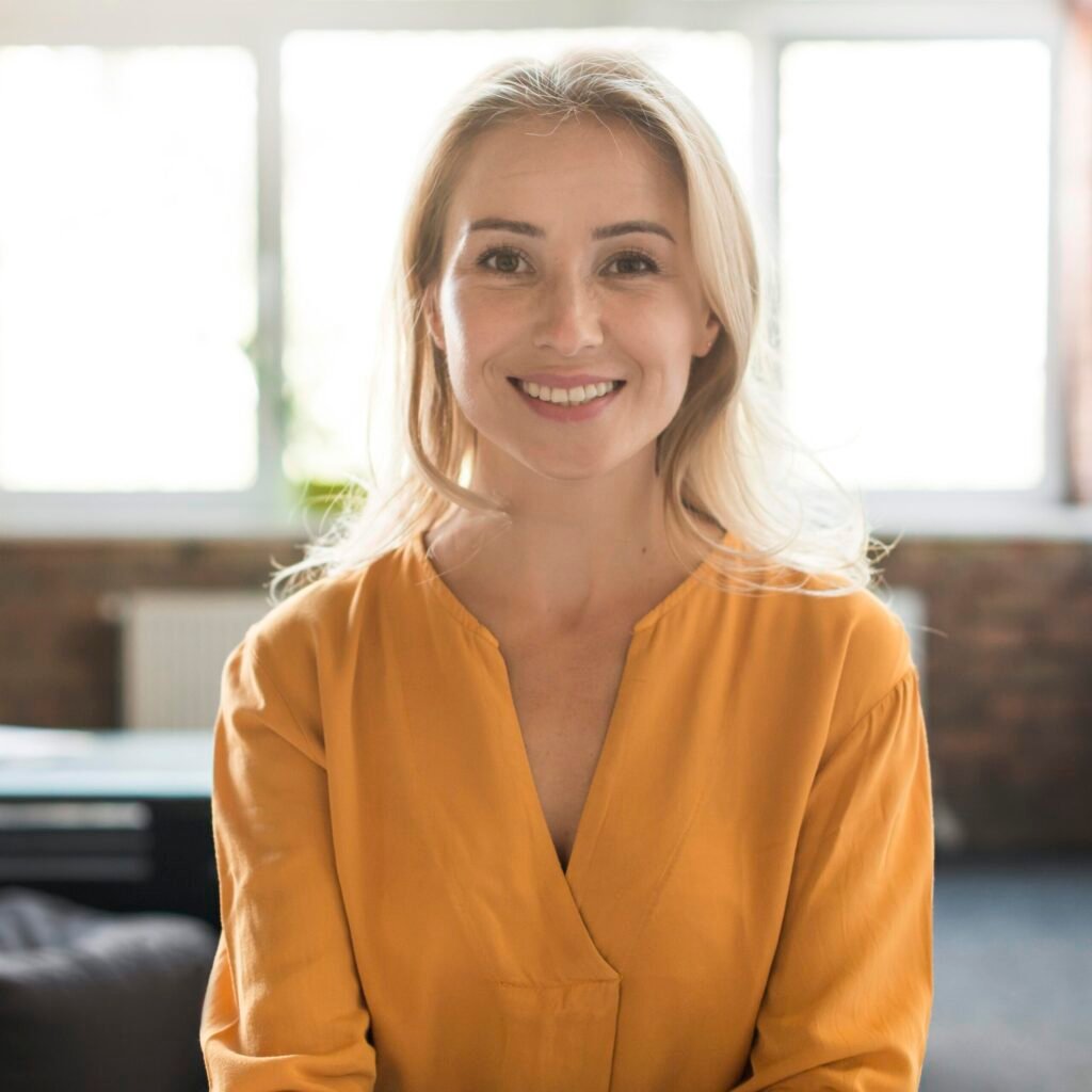 Woman featured in a Gelagen radiant skin customer story